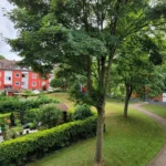 Blick vom Balkon