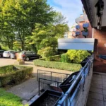 Blick vom Balkon