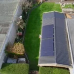 Draufsicht Photovoltaik