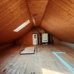 Spitzboden und Heizungsanlage